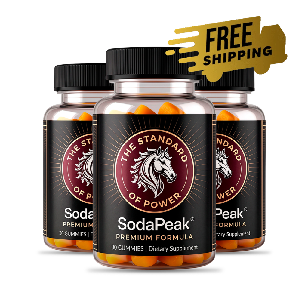SodaPeak daily wellness gummies three-bottle bundle